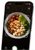 Phone scanning food