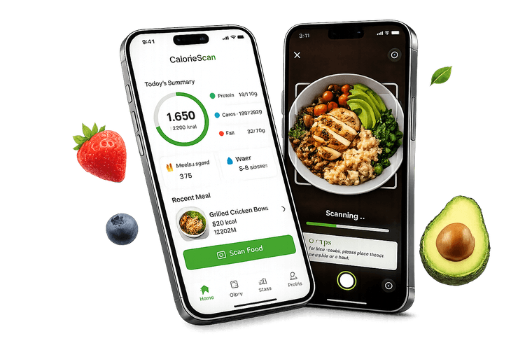 CalorieScan App Preview